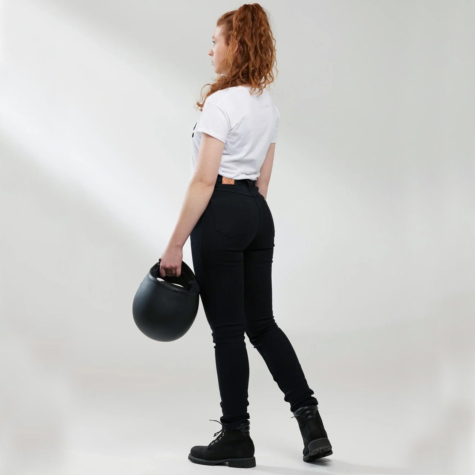 Bikers Gear Australia Womens Classic Motorcycle Kevlar Jeans Black