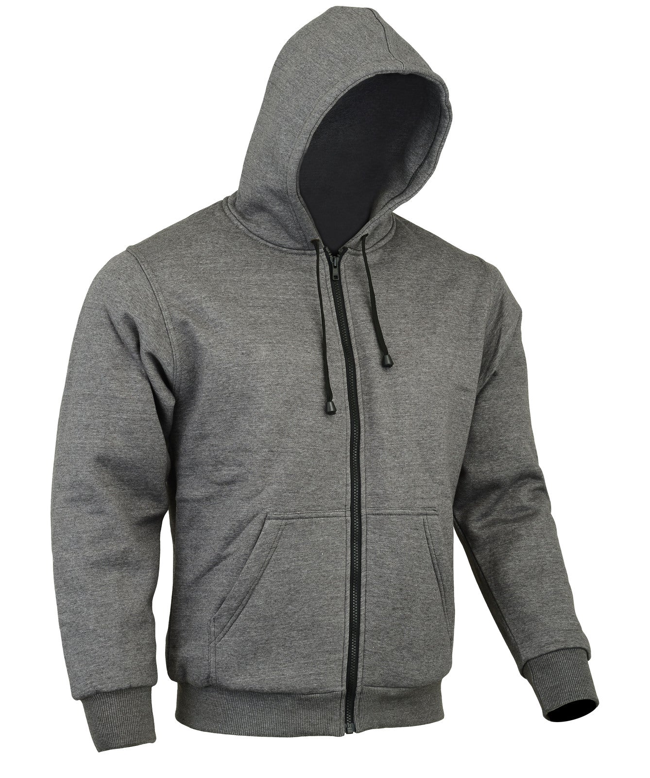 Bikers Gear Australia Alpha Protective Motorcycle Hoodie Grey