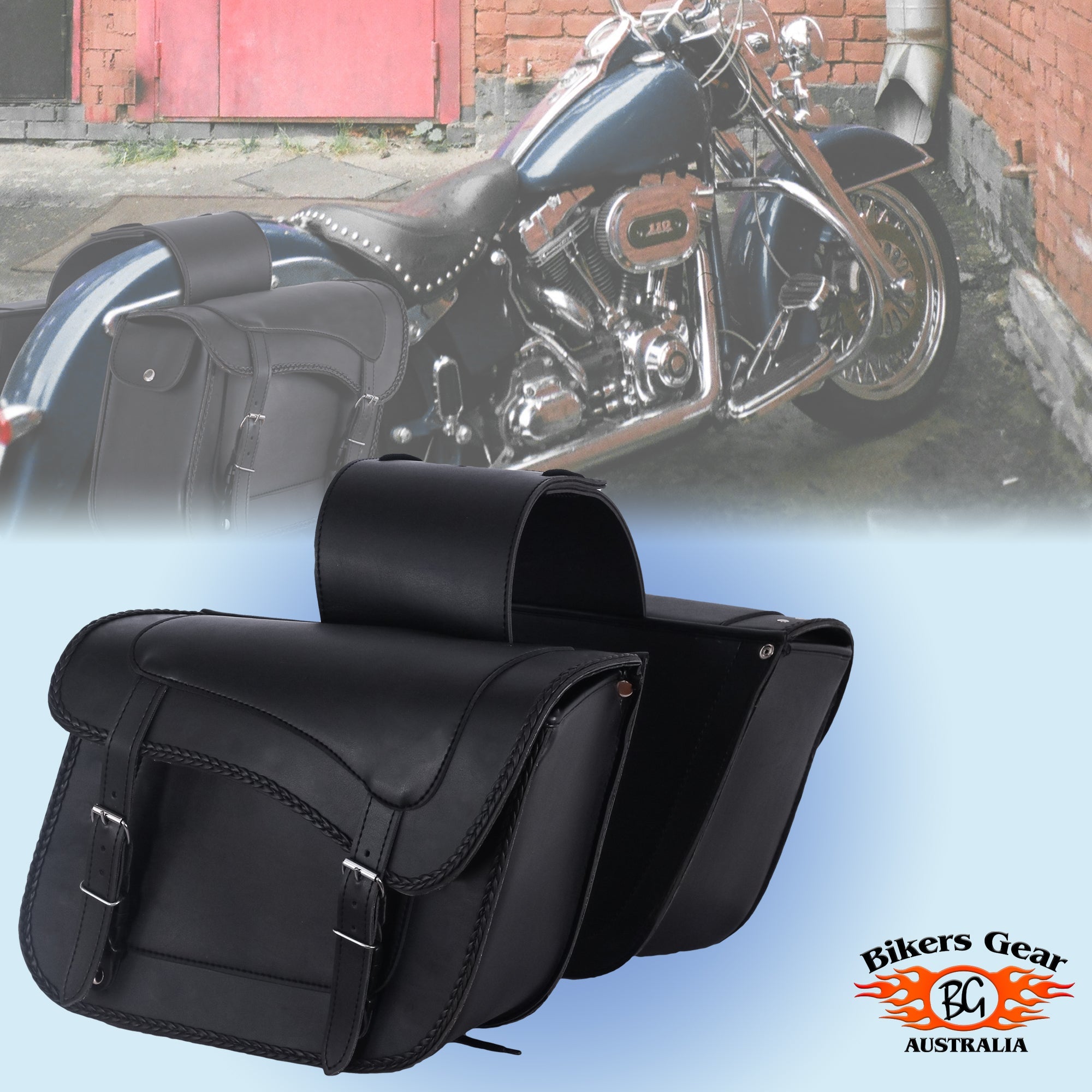 Trident Motorcycle Saddle Bags
